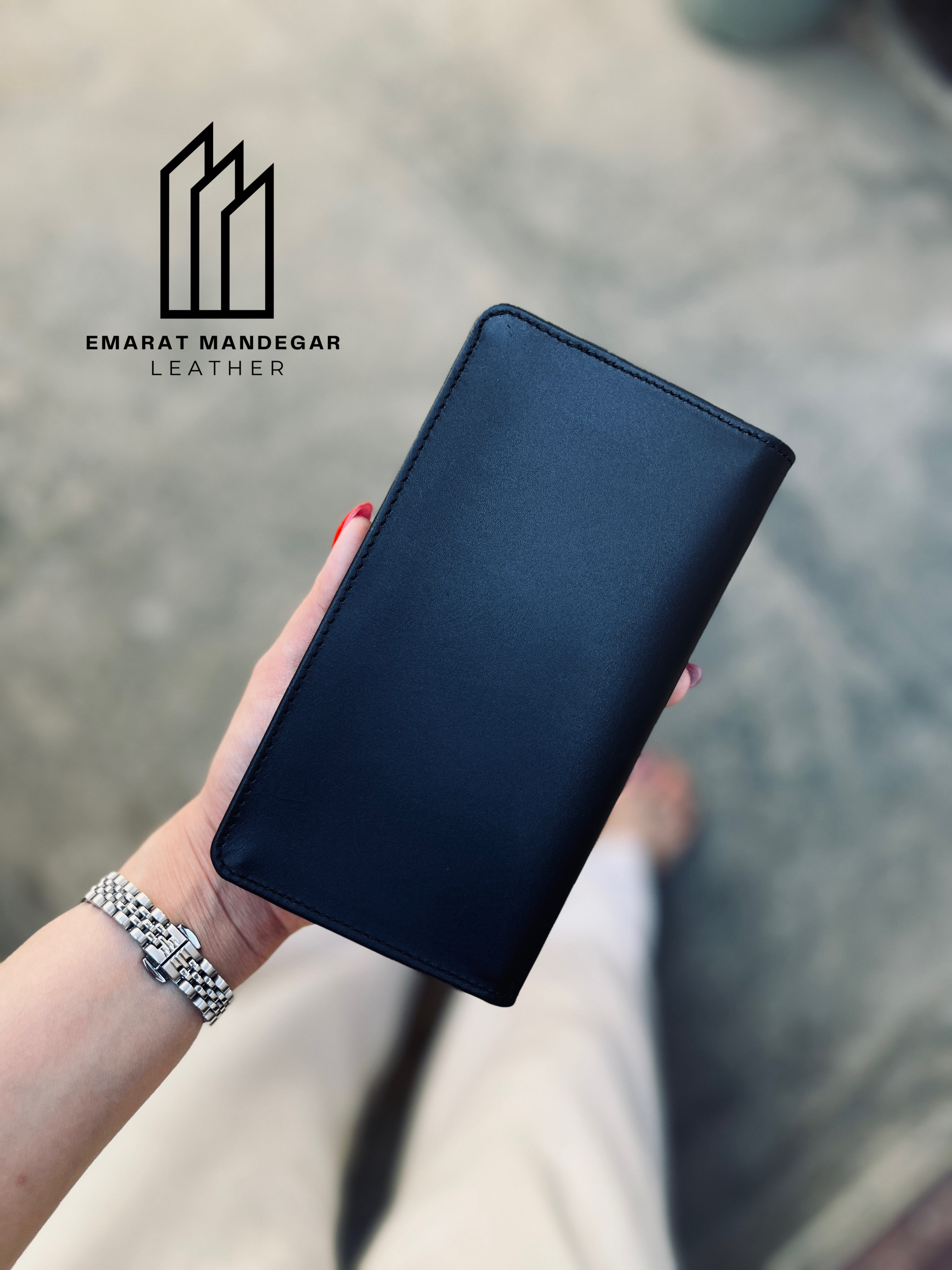 کیف پول چرمی کتی مدل دیاکو | عمارت ماندگار