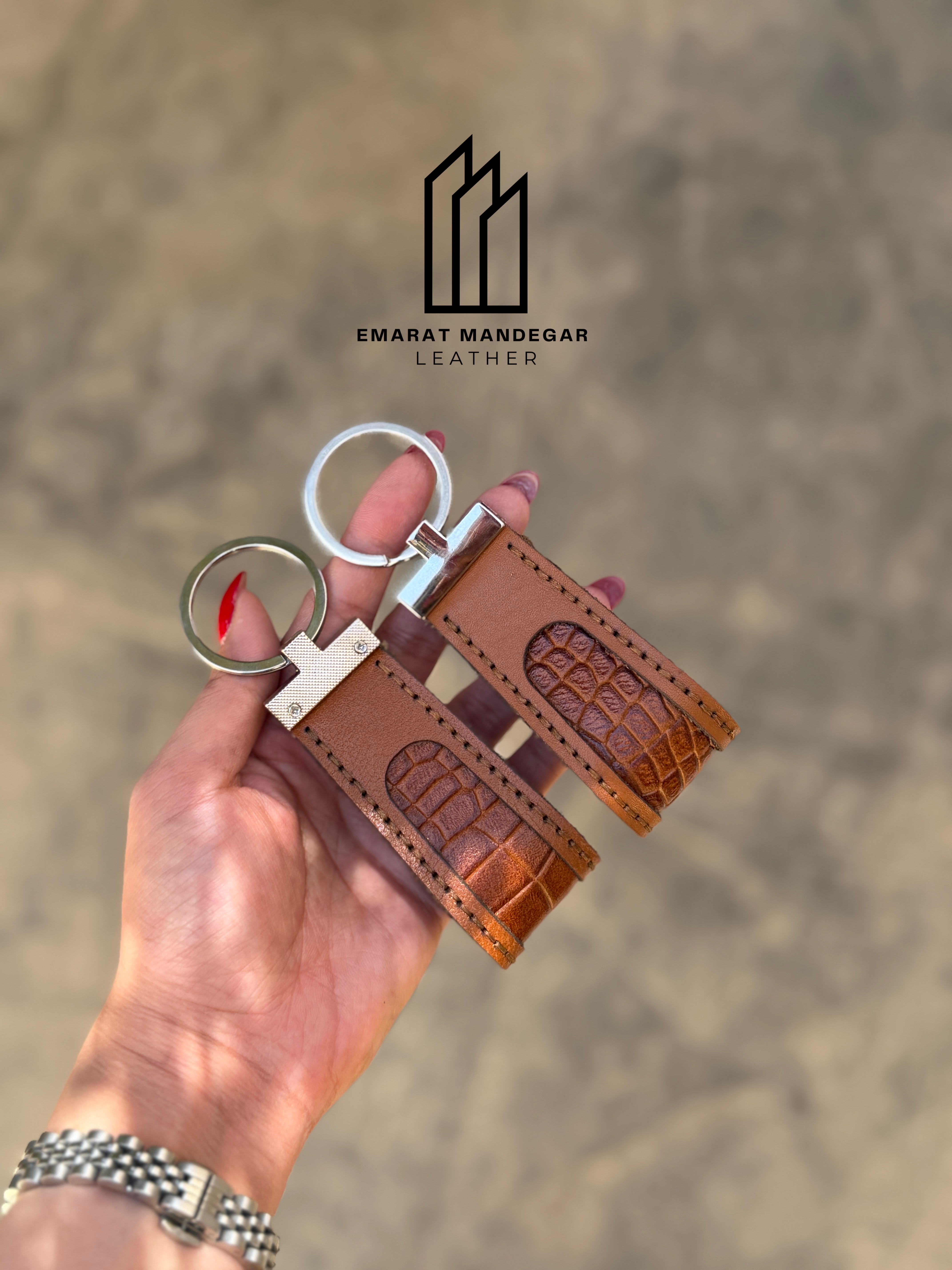 جا کلیدی چرم مدل کروکو | عمارت ماندگار