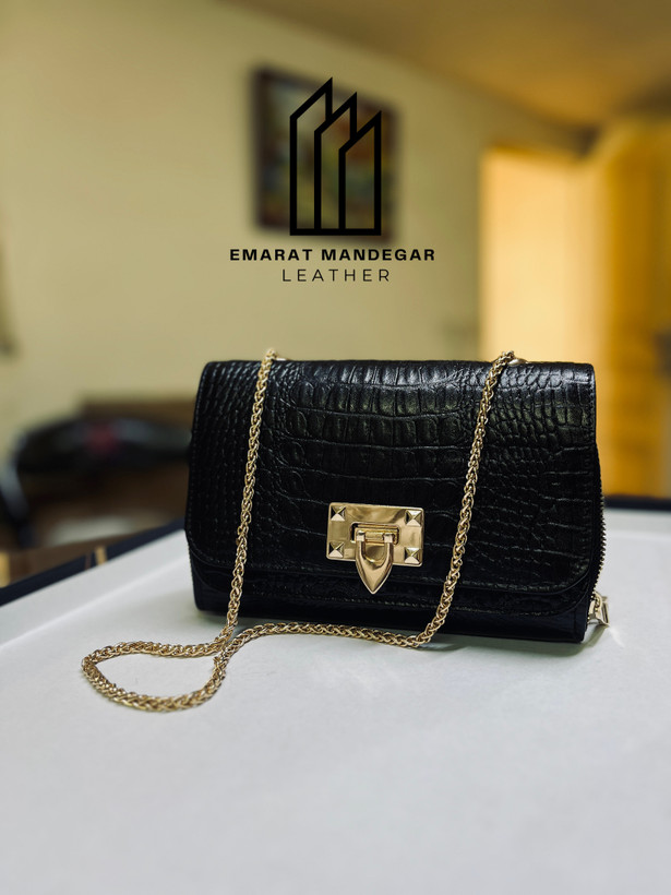 کیف دوشی چرم پریما مدل کلاسیک | عمارت ماندگار